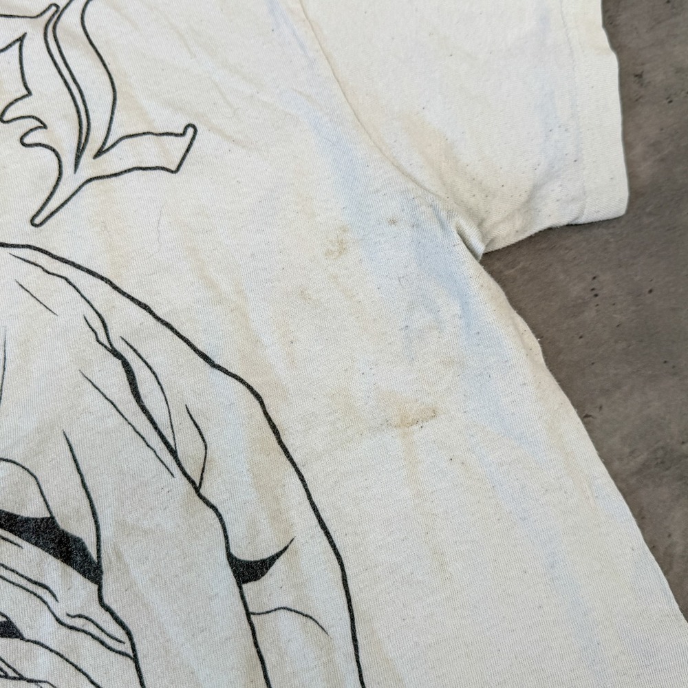 Vintage VTG Y2K 2000s 00s Death Note L Anime Graphic White T-Shirt Tee - Picture 5 of 7